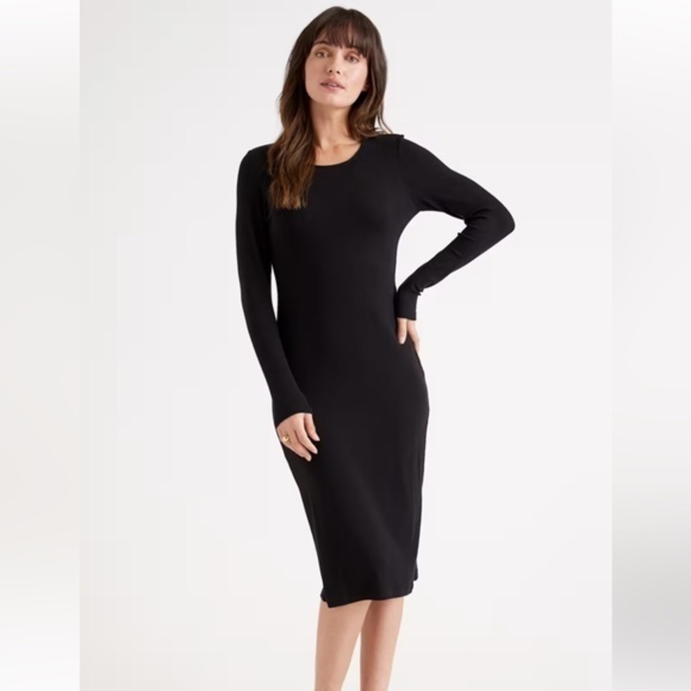 NWT - Quince Ribbed Dress - XS